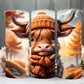 Cozy baby highland cow 20oz tumbler