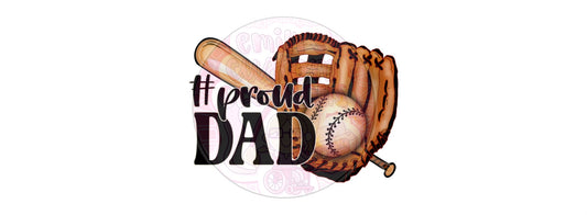 #1 dad baseball | 16oz glass can wrap | DIGITAL DOWNLOAD
