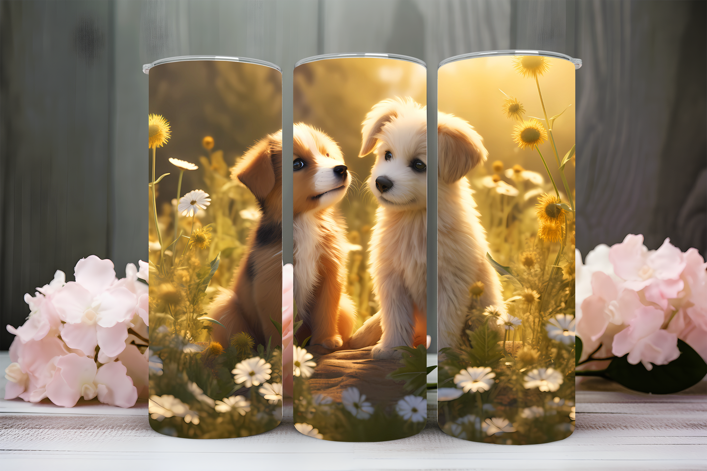 Puppies 20oz tumbler