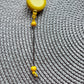 Yellow beadable bar badge reel