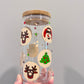 Christmas cookies glass can