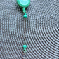 Mint beadable bar badge reel