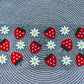 Strawberries and daisies | UVDTF glass can wrap