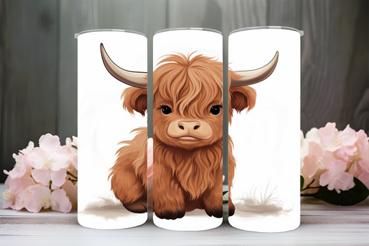 Baby highland cow 20oz tumbler