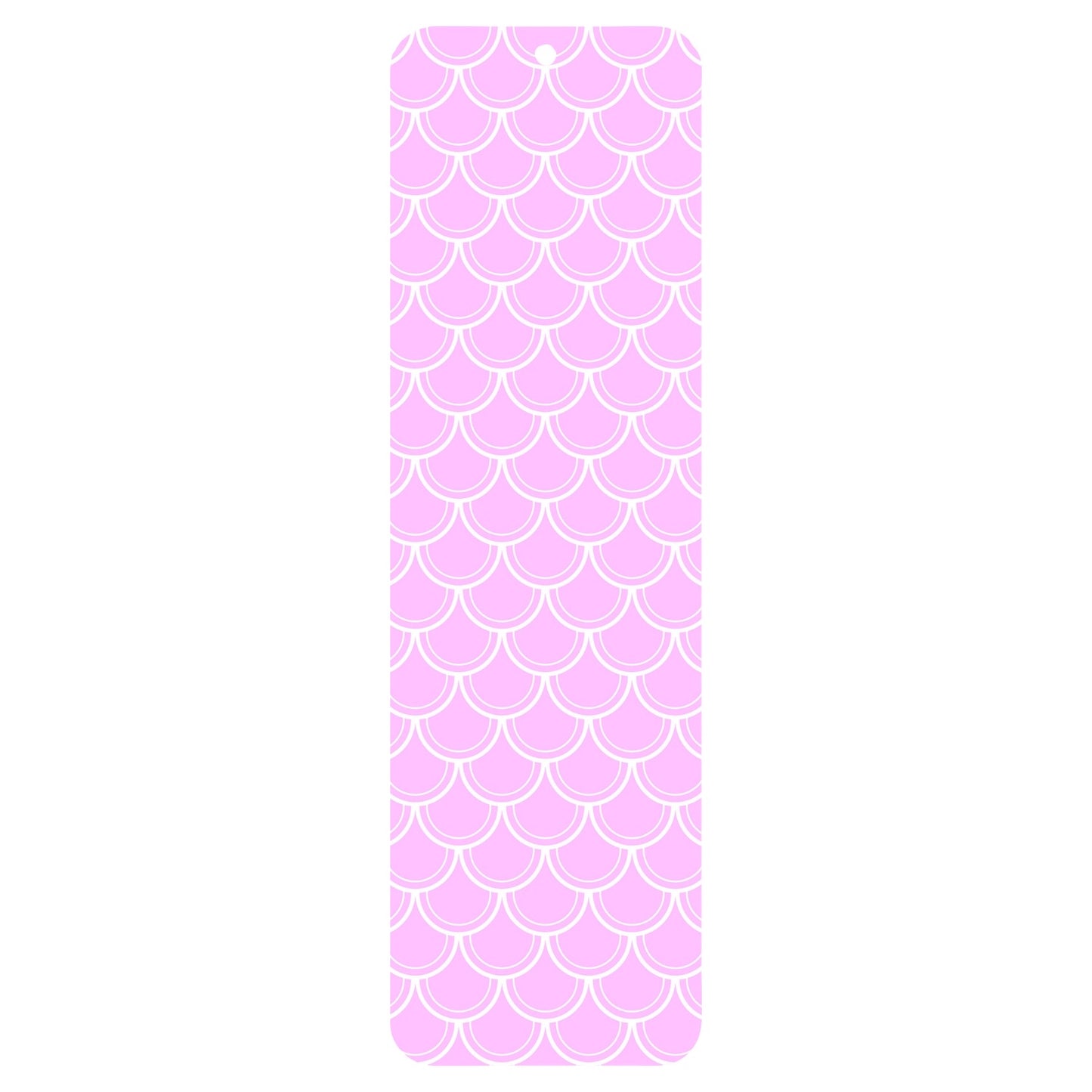 Pink mermaid scales bookmark