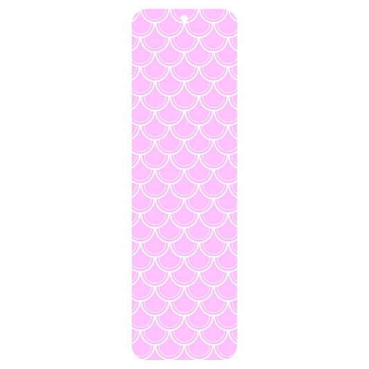 Pink mermaid scales bookmark