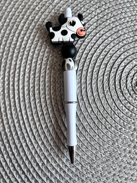 Black cow pen