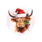 Christmas highland cow | 20oz tumbler wrap | DIGITAL DOWNLOAD