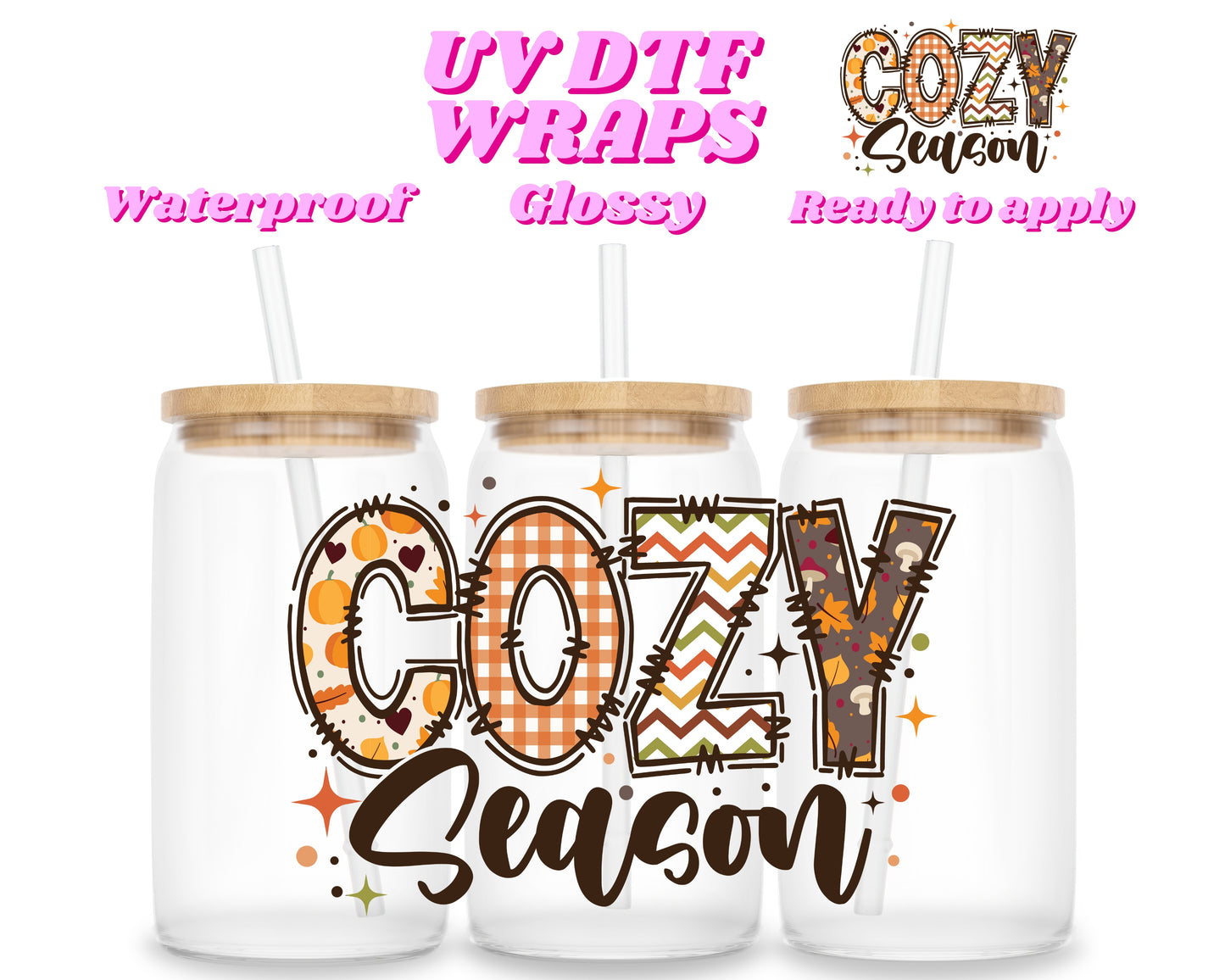 Cozy Season | UV DTF decal