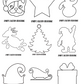 Christmas colouring page bundle