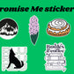 Promise me sticker bundle