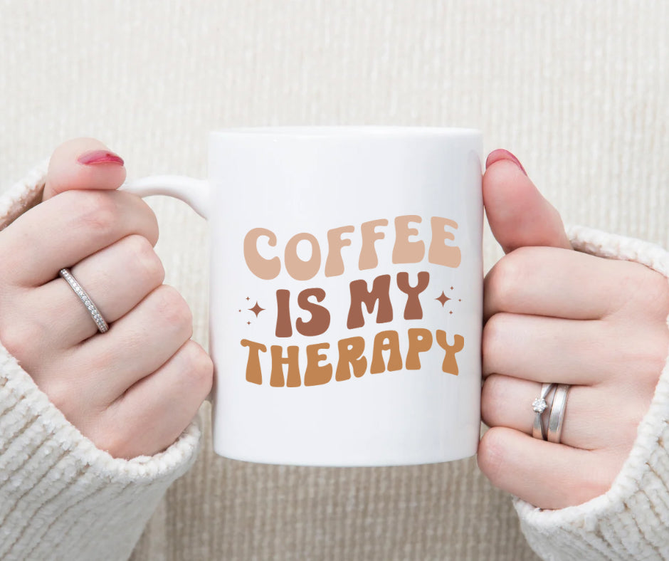 Coffee is my therapy mug