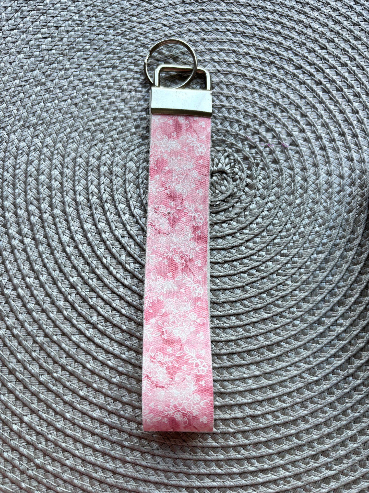 Pink rose wristlet