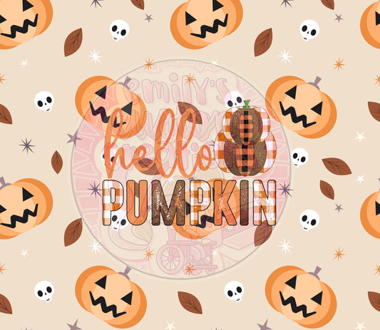 Hello pumpkin | 20oz tumbler wrap