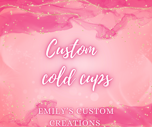 Custom 24oz cold cup