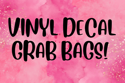 Vinyl decal grab bags